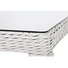 Lauko baldų komplektas Bristol 180 cm, 6+1, Baltas / Pilkas