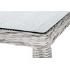 Lauko baldų komplektas Bristol 180 cm, 6+1, Light Pilkas / Pilkas Melange