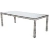 Lauko baldų komplektas Bristol 230 cm, 8+1, Light Pilkas / Pilkas Melange