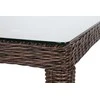 Lauko baldų komplektas Bristol 230 cm, 8+1, Brown Mat / Brown Melange