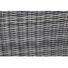 Lauko baldų komplektas Bristol 230 cm, 8+1, Pilkas / Pilkas Melange