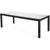 Lauko baldų komplektas Bristol 230 cm, 8+1, Pilkas / Pilkas Melange