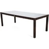 Lauko baldų komplektas Bristol 230 cm, 8+1, Brown Mat / Brown Melange