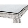 Lauko baldų komplektas Bristol 230 cm, 8+1, Light Pilkas / Pilkas Melange