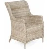 Lauko baldų komplektas Bristol Round Elegant 180 cm, 8+1, rusvai gelsvas / rusvai gelsvas Melange
