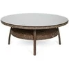 Lauko baldų komplektas Bristol Round Elegant 180 cm, 8+1, Ginger / Brown Melange
