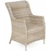 Lauko baldų komplektas Bristol Round Elegant 180 cm, 8+1, rusvai gelsvas / rusvai gelsvas Melange