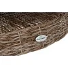 Lauko baldų komplektas Bristol Round Elegant 150 cm, 6+1, Ginger / Brown Melange