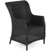 Lauko baldų komplektas Bristol Round Elegant 180 cm, 8+1, Pilkas / Pilkas Melange