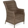 Lauko baldų komplektas Bristol Round Elegant 150 cm, 6+1, Ginger / Brown Melange