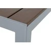 Lauko baldų komplektas Ibiza 150 cm, 6+1, Sidabrinis / Taupe