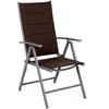 Lauko baldų komplektas Ibiza 150 cm, 6+1, Sidabrinis / Taupe