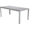 Lauko baldų komplektas Ibiza 185 cm, 8+1, Sidabrinis / Juodas