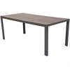Lauko baldų komplektas Ibiza 185 cm, 8+1, Pilkas / Taupe
