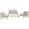 Lauko baldų komplektas Lardos, beige