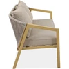 Lauko baldų komplektas LOARA CAFFE WOOD LOOK