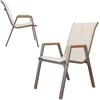 Lauko baldų komplektas Malabo Wood, Taupe, 2 asm.