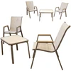 Lauko baldų komplektas Malabo Wood, Taupe, 2 asm.