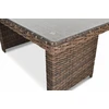 Lauko baldų komplektas MONIZ DINING PLUS, Brown