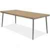 Lauko baldų komplektas NOVA DINING 6+1, Taupe