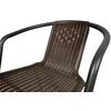 Lauko baldų komplektas SIMPLE 150 cm, 6+1, Brown