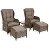 Lauko baldų komplektas Sofia, Ginger / Brown Melange