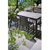 Lauko baldų komplektas TIBERINA BISTROT/TEVERE 6+1, stalas 147-211 cm, Anthracite