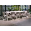 Lauko baldų komplektas TIBERINA BISTROT/TEVERE 10+1, stalas 211-275 cm, Corda