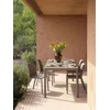 Lauko baldų komplektas TIBERINA BISTROT/TEVERE 6+1, stalas 147-211 cm, Tortora
