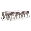 Lauko baldų komplektas TIBERINA BISTROT/TEVERE 10+1, stalas 211-275 cm, Corda