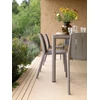 Lauko baldų komplektas TIBERINA BISTROT/TEVERE 6+1, stalas 147-211 cm, Tortora