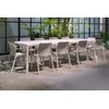 Lauko baldų komplektas TIBERINA/TEVERE 10+1, stalas 211-275 cm, Corda