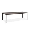 Lauko baldų komplektas TIBERINA/TEVERE 8+1, stalas 211-275 cm, Terra