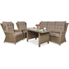 Lauko baldų komplektas TRIVENTO DINING 3, Brown