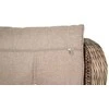 Lauko baldų komplektas TRIVENTO DINING 3 + su pufais, Brown