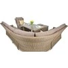 Lauko baldų komplektas TRIVENTO DINING, Brown