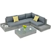 Lauko baldų komplektas VERONA BASIC, Stone Pilkas