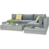 Lauko baldų komplektas VERONA BASIC, Stone Pilkas