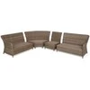Lauko baldų komplektas Windsor Corner, Ginger / Brown Melange