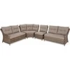 Lauko baldų komplektas Windsor Corner, Ginger / Brown Melange