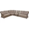 Lauko baldų komplektas Windsor Corner, Ginger / Brown Melange