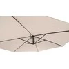 Lauko skėtis Malabo 300 cm, Pilkas / Ecru