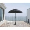 Lauko skėtis PHUKET, 2,8 m, Dark Pilkas