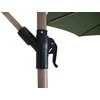 Lauko skėtis SANTORINI WOOD, 3 m, Dark Žalias