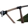 Lauko skėtis SANTORINI WOOD, 3 m, Dark Žalias