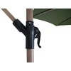 Lauko skėtis SANTORINI WOOD, 3 m, Dark Žalias