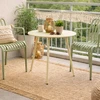 Lauko stalas Domos, 80x72 cm, creme