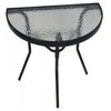 Lauko stalas Linosa, 41x71x64 cm, juodas