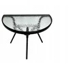 Lauko stalas Linosa, 41x71x64 cm, juodas