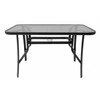 Lauko stalas Majorca Duo, 120x70x70 cm, pilkas